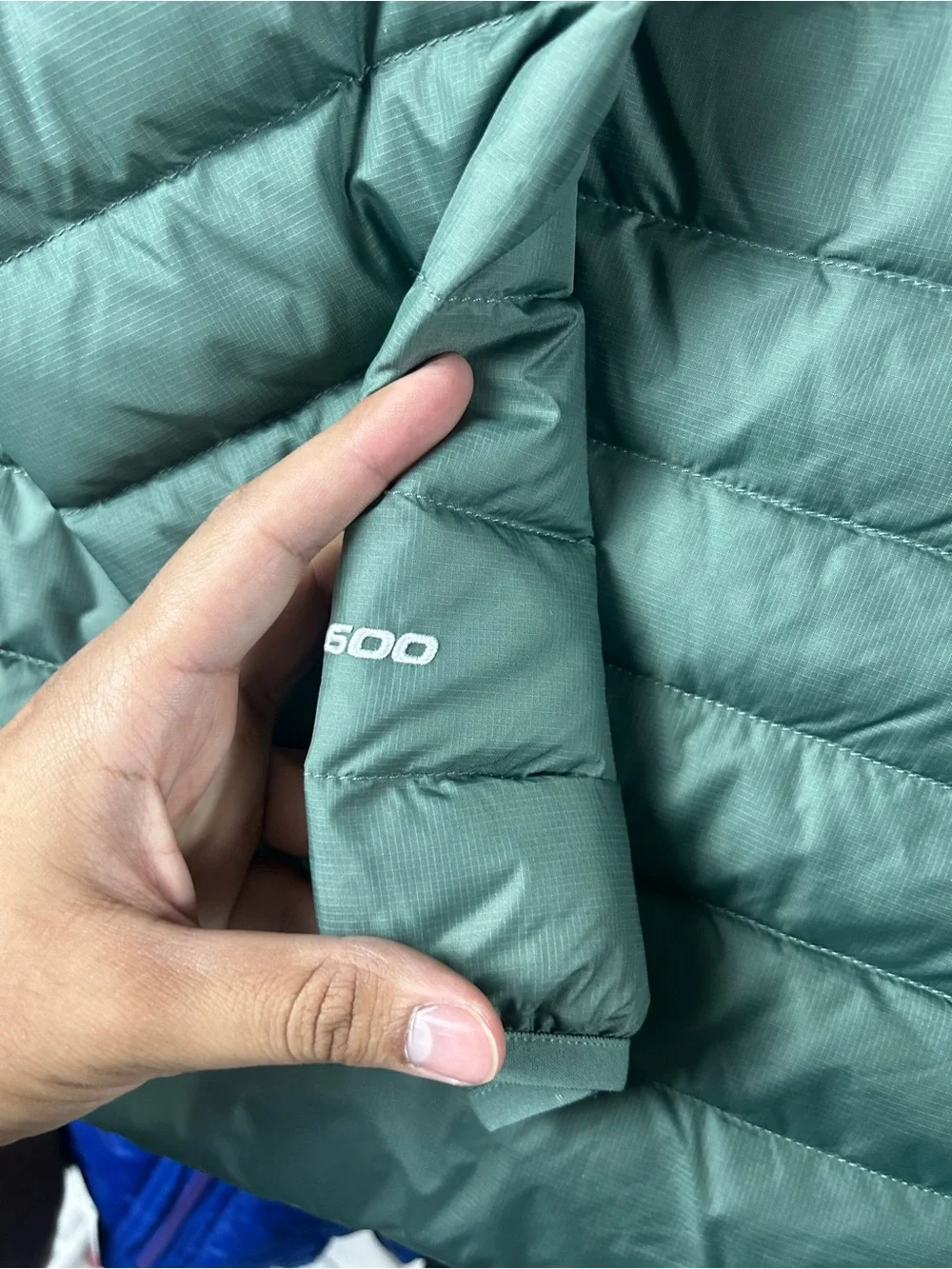 The North Face Men’s Sage Green Quilted Puffer Jacket